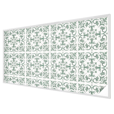 Witraż przyklejany na okno folia matowa Roślinne ornamenty