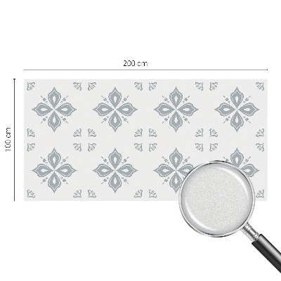 Witraż przyklejany na okno folia matowa Geometryczna symetria