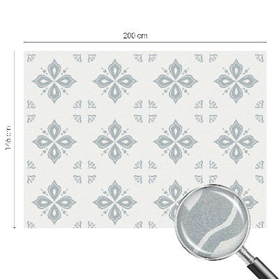 Witraż przyklejany na okno folia matowa Geometryczna symetria