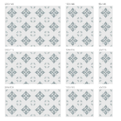 Witraż przyklejany na okno folia matowa Geometryczna symetria