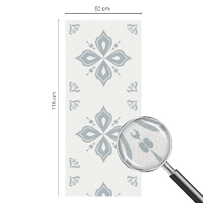 Witraż przyklejany na okno folia matowa Geometryczna symetria