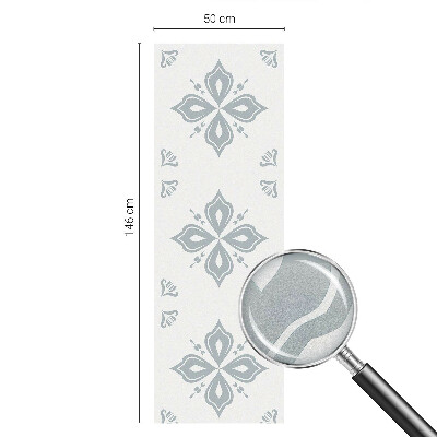 Witraż przyklejany na okno folia matowa Geometryczna symetria