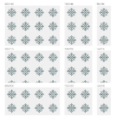 Folia mleczna na okno wzór witraż Klasyczny ornament