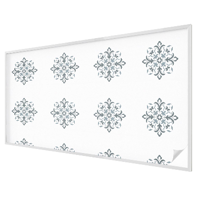 Folia mleczna na okno wzór witraż Klasyczny ornament