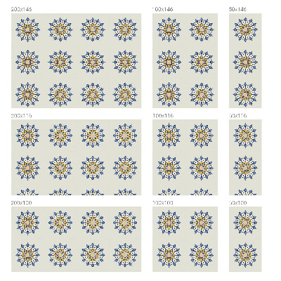 Witraż przyklejany na okno folia matowa Dekoracyjna mandala