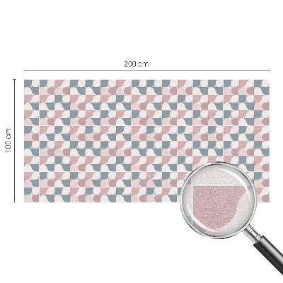 Folia okienna dekoracyjna witraż Pastelowe wzory