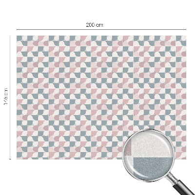 Folia okienna dekoracyjna witraż Pastelowe wzory