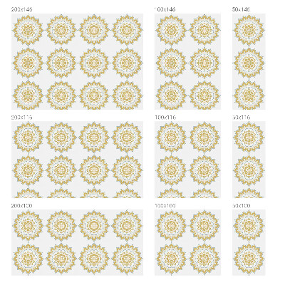 Folia mleczna na okno wzór witraż Florystyczna mandala