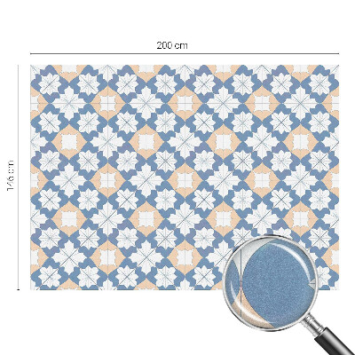 Witraż przyklejany na okno folia matowa Symetryczne wzory