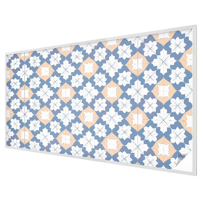 Witraż przyklejany na okno folia matowa Symetryczne wzory