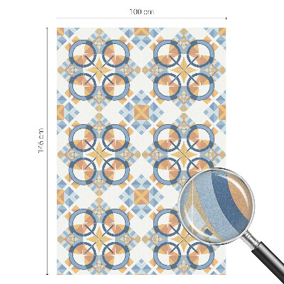 Witraż przyklejany na okno folia matowa Geometryczny wzór