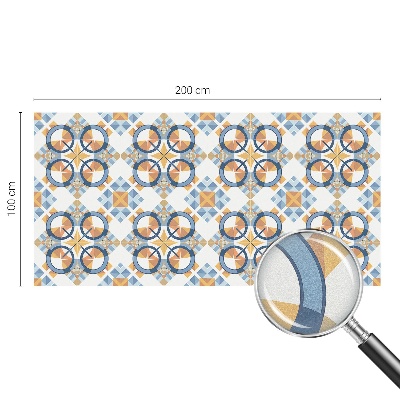 Witraż przyklejany na okno folia matowa Geometryczny wzór