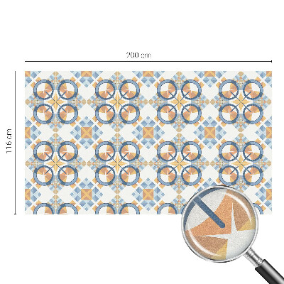 Witraż przyklejany na okno folia matowa Geometryczny wzór