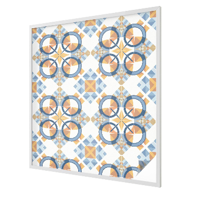 Witraż przyklejany na okno folia matowa Geometryczny wzór