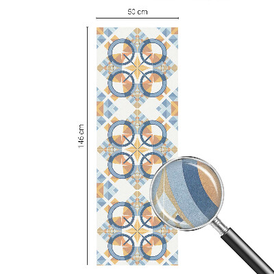Witraż przyklejany na okno folia matowa Geometryczny wzór