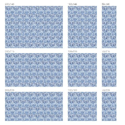 Witraż przyklejany na okno folia matowa Kwiatowy ptasi