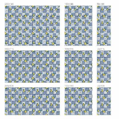 Folia mleczna na okno wzór witraż Cytrynowy wzór