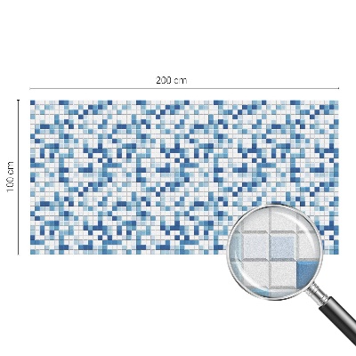 Folia okienna dekoracyjna witraż Kafelkowa gra
