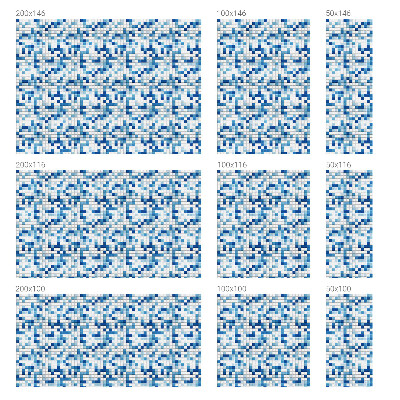 Folia okienna dekoracyjna witraż Kafelkowa gra