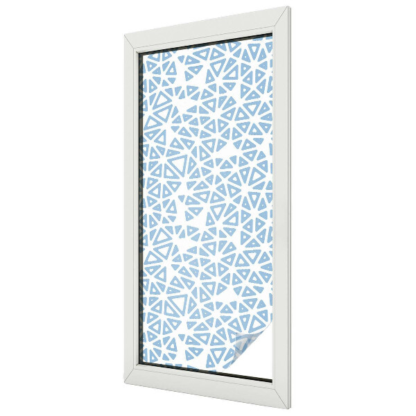 Naklejka witraż na szybę mleczna Geometryczne wzory