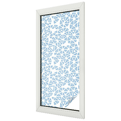 Naklejka witraż na szybę mleczna Geometryczne wzory