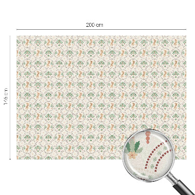 Folia okienna dekoracyjna witraż Leopard palmowy