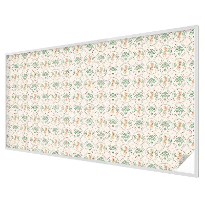 Folia okienna dekoracyjna witraż Leopard palmowy