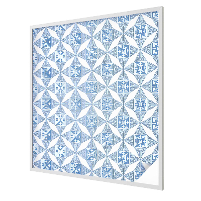 Witraż przyklejany na okno folia matowa Geometryczne labirynty