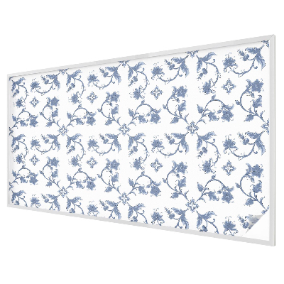 Folia okienna dekoracyjna witraż Kwiatowy ornament