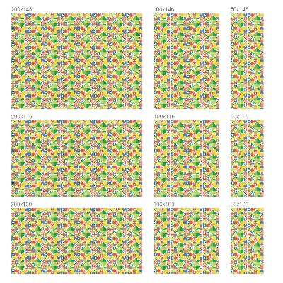 Witraż przyklejany na okno folia matowa Kolorowe owoce