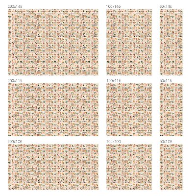 Witraż przyklejany na okno folia matowa Folklorystyczne wzory