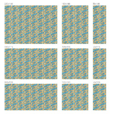 Folia mleczna na okno wzór witraż Rybne cytrusy