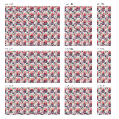 Witraż przyklejany na okno folia matowa Kwiatowe liście