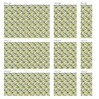 Naklejka witraż na szybę mleczna Awokado liście