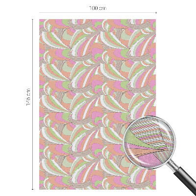 Folia okienna dekoracyjna witraż Kolorowy zygzak