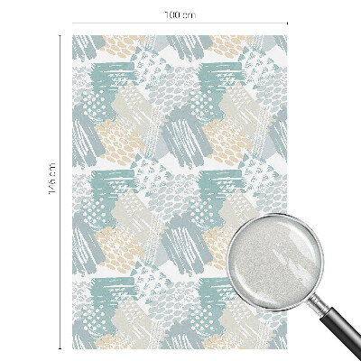 Naklejka witraż na szybę mleczna Abstrakcyjna mozaika