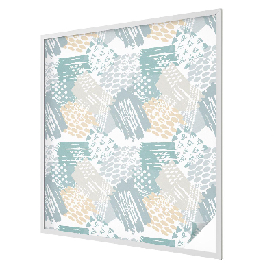 Naklejka witraż na szybę mleczna Abstrakcyjna mozaika