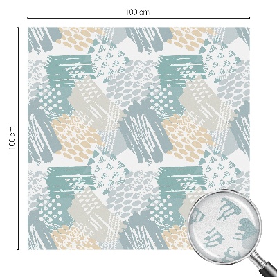 Naklejka witraż na szybę mleczna Abstrakcyjna mozaika