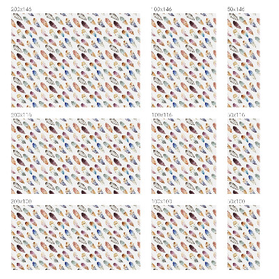 Folia okienna dekoracyjna witraż Pióra boho