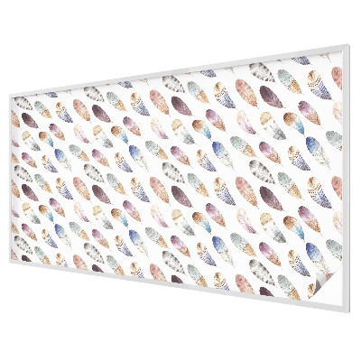 Folia okienna dekoracyjna witraż Pióra boho