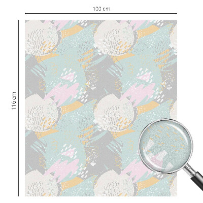 Naklejka witraż na szybę mleczna Abstrakcyjna harmonia