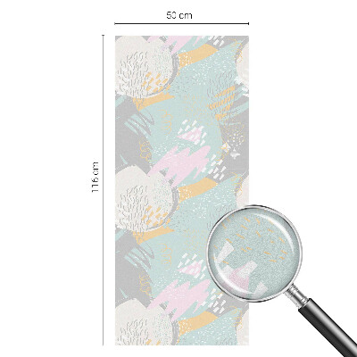 Naklejka witraż na szybę mleczna Abstrakcyjna harmonia