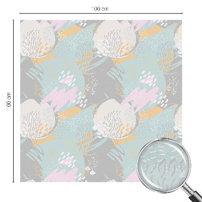 Naklejka witraż na szybę mleczna Abstrakcyjna harmonia