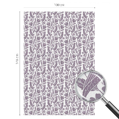 Folia mleczna na okno wzór witraż Ludowe motywy