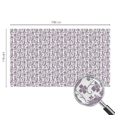 Folia mleczna na okno wzór witraż Ludowe motywy