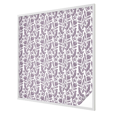 Folia mleczna na okno wzór witraż Ludowe motywy