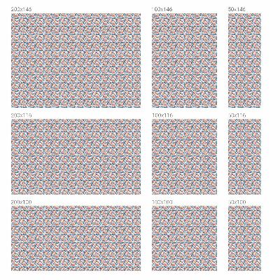 Witraż przyklejany na okno folia matowa Kwiatowa feeria