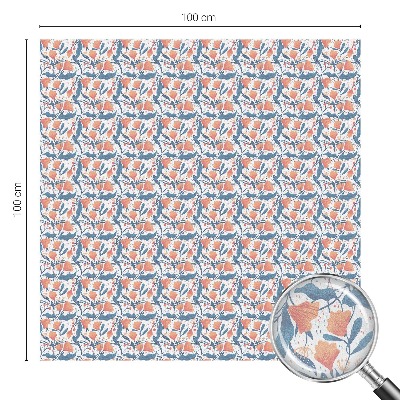 Witraż przyklejany na okno folia matowa Kwiatowa feeria