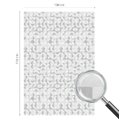 Naklejka witraż na szybę mleczna Geometryczne wzory