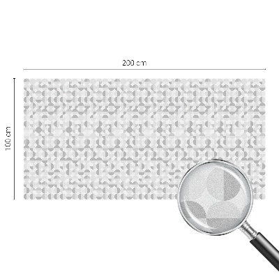 Naklejka witraż na szybę mleczna Geometryczne wzory